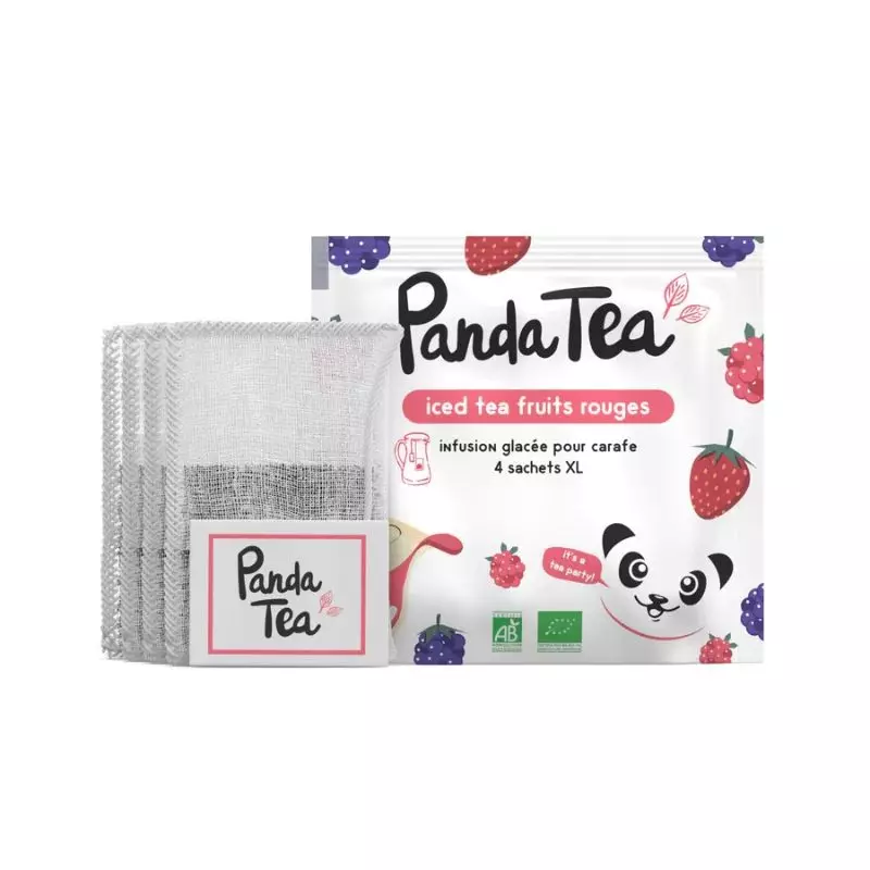 Iced Tea Fruits rouges XL Carafe Panda Tea - Tisane glacée - 4 sachets XL