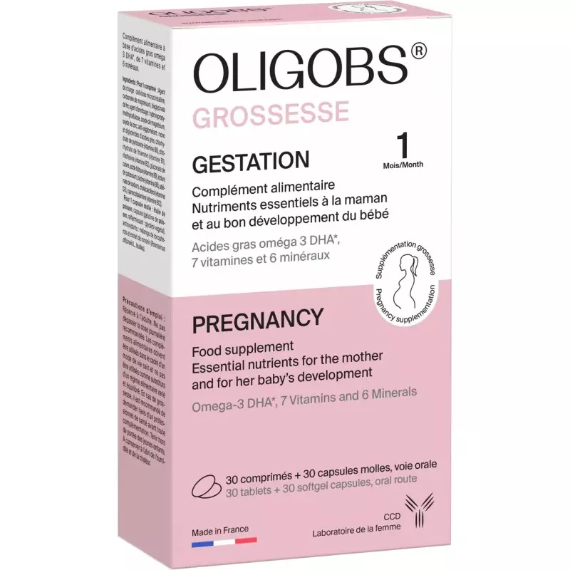 Oligobs Grossesse 30 Comprimés + 30 Capsules