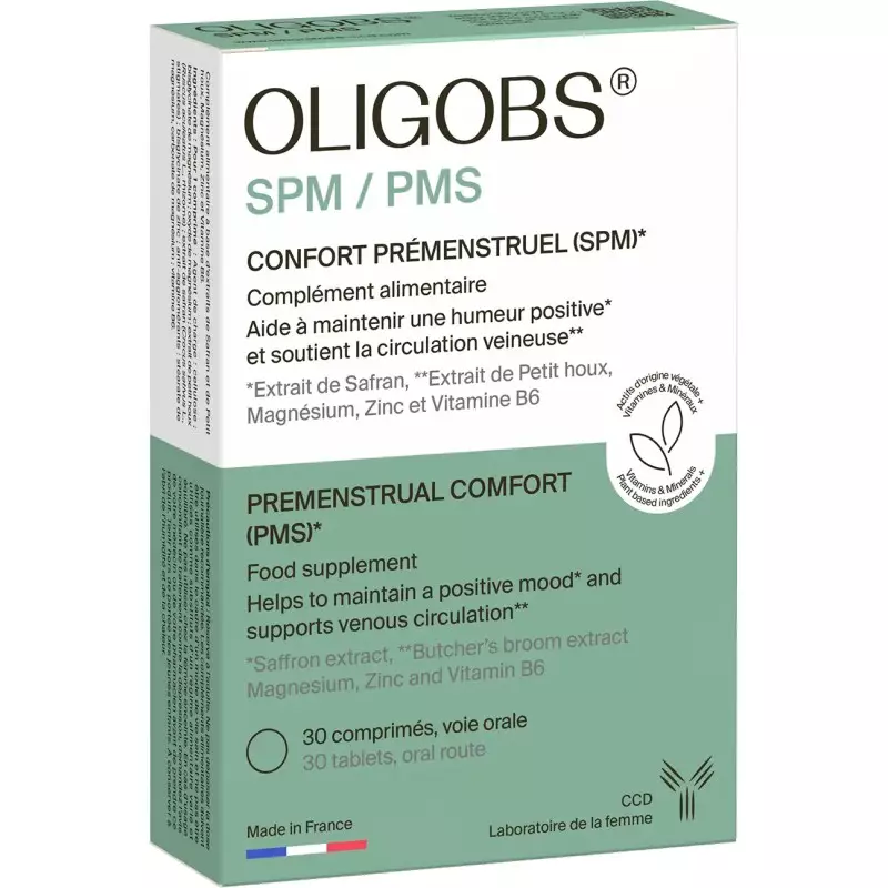 Confort prémenstruel Oligobs SPM/PMS CCD - Confort prémenstruel - 30 comprimés