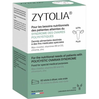 Zytolia CCD - Syndrome des ovaires polykystiques - 60 sticks