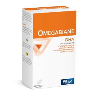 Pileje Omegabiane DHA - Fonctionnement normal du cerveau - 80 capsules