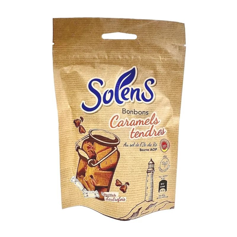 Bonbons caramels tendres Douceur d'Autrefois Solens - 100g