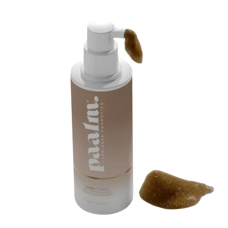 Mousse autobronzante teinte dark Paalm - Bronzage parfait - 150ml