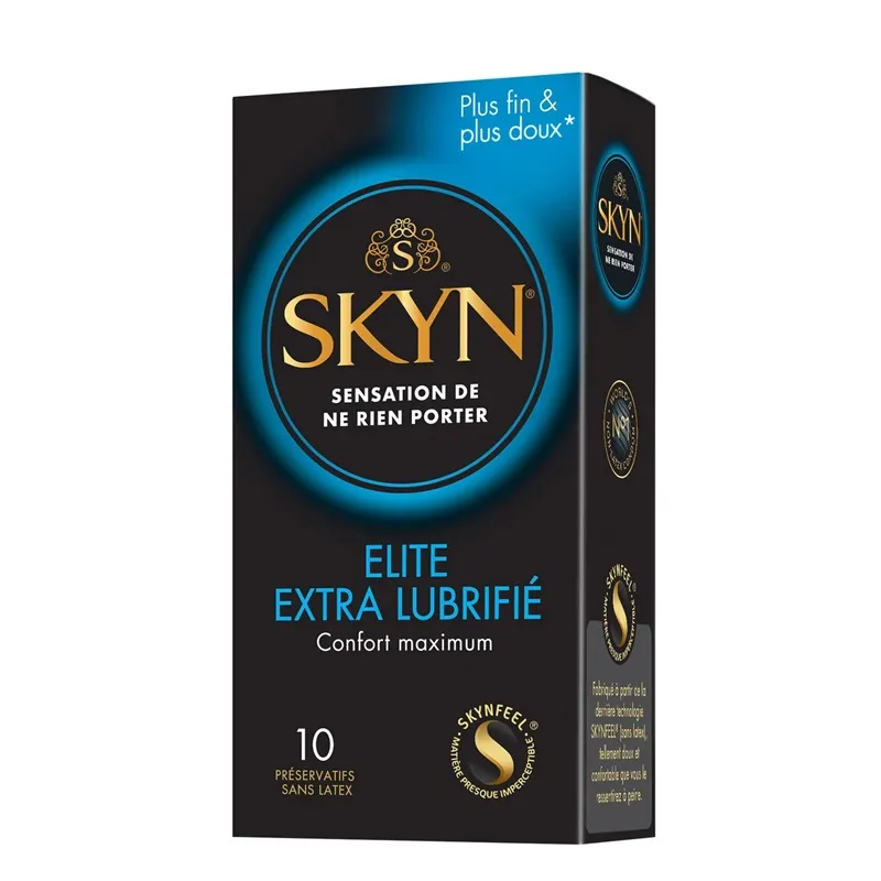 Préservatifs confort maximum Elite Extra lubrifié Manix - 10 préservatifs
