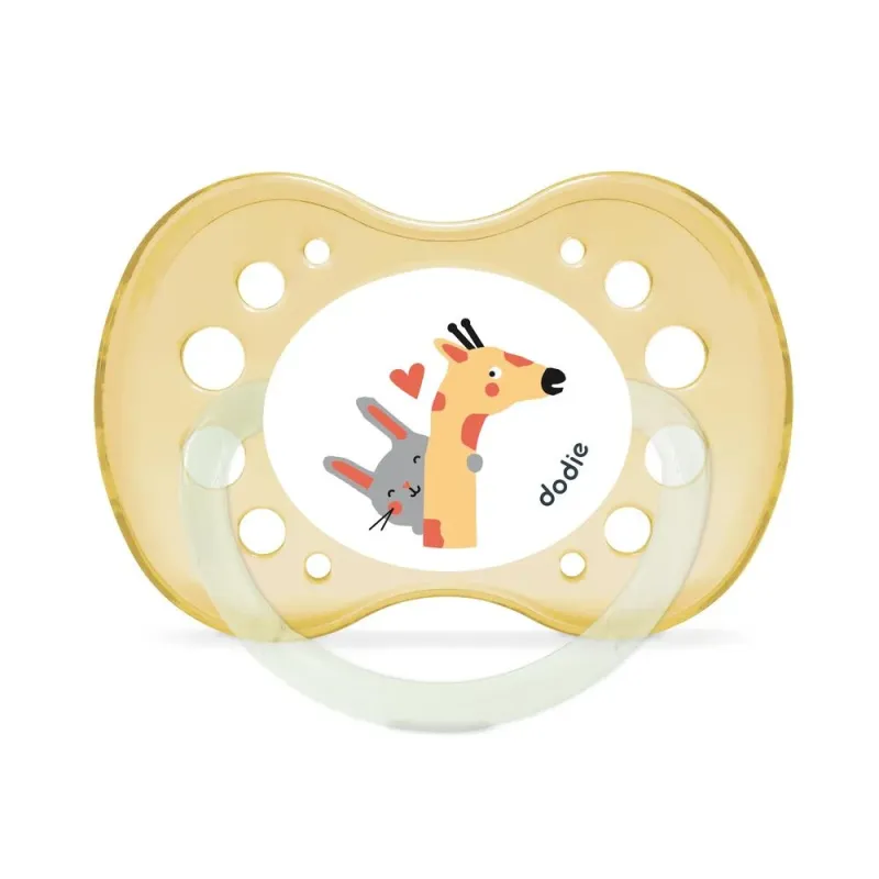 Sucette anatomique silicone +18 mois Fille Dodie - 2 sucettes