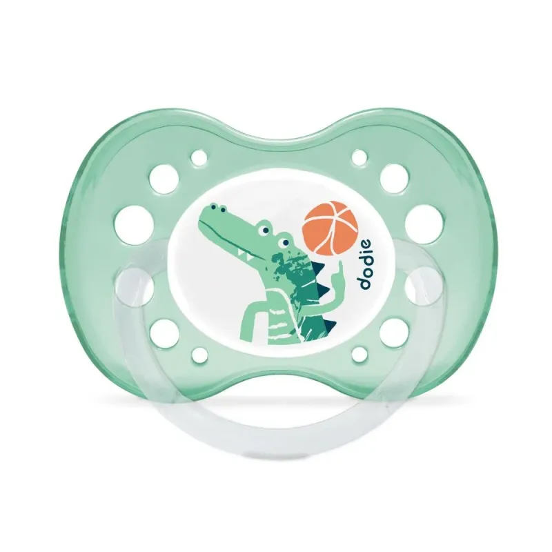 Sucette anatomique en silicone 18m+ "Garçon" Dodie - X1 - Design aléatoire