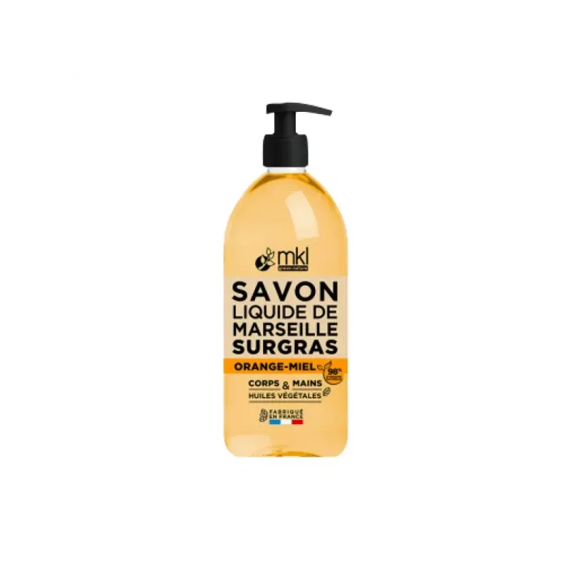 Savon de Marseille à l'huile d'argan de MKL - Peaux sèches - 1L