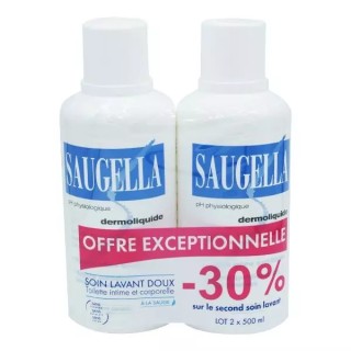Saugella Dermo liquide Flacon 500ml Duo