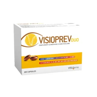 Visioprev Duo 180 capsules - fonctionnement rétine - purepara