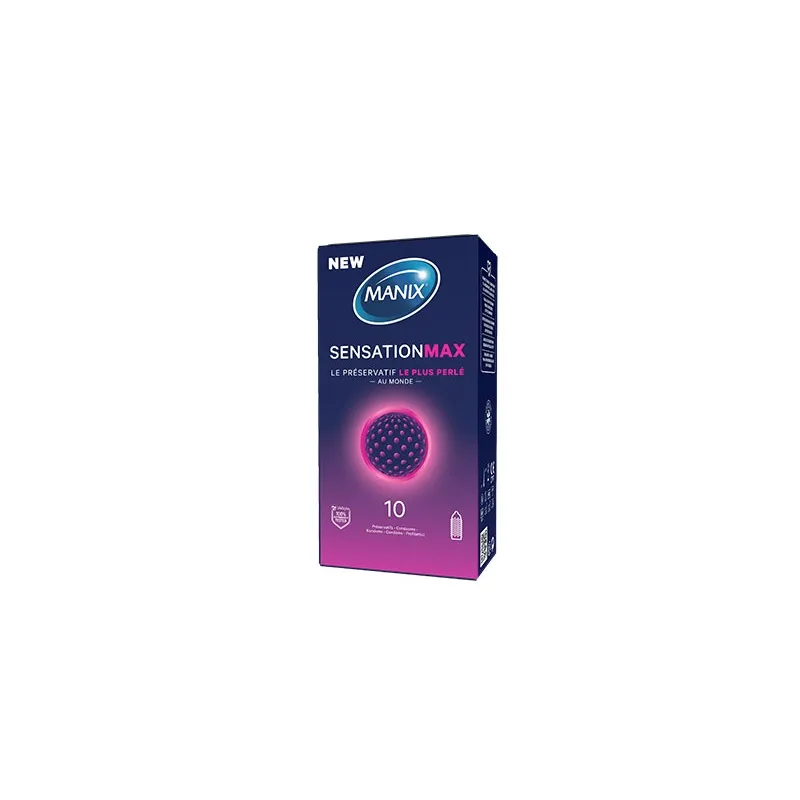 Préservatifs Sensation Max Manix - 10 préservatifs