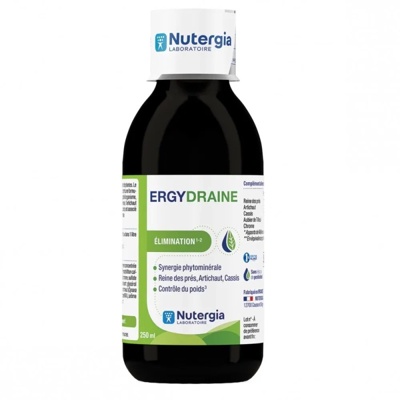 Nutergia Ergydraine - Élimination rénale et hépatique - 250 ml