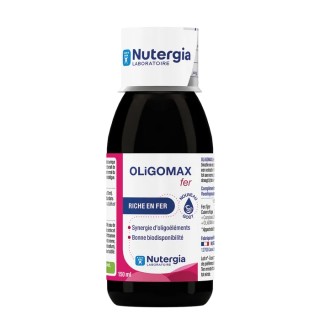 Nutergia OLiGOMAX Fer 150 ml - oligoéléments marins et fer - purepara