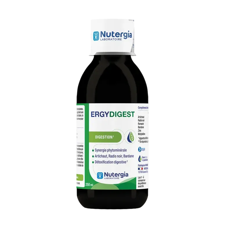 Ergydigest 250ml - equilibre hépato - digestif - purepara