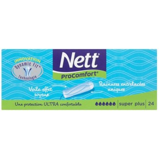 Tampons hygiéniques Super Plus ProComfort Nett - 24 tampons