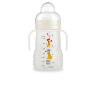Biberon et tasse Trainer+ Vert 4+m MAM - Débit 3 - 220ml