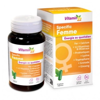 Specific Femme Vitamin'22 Ineldea - 60 gélules