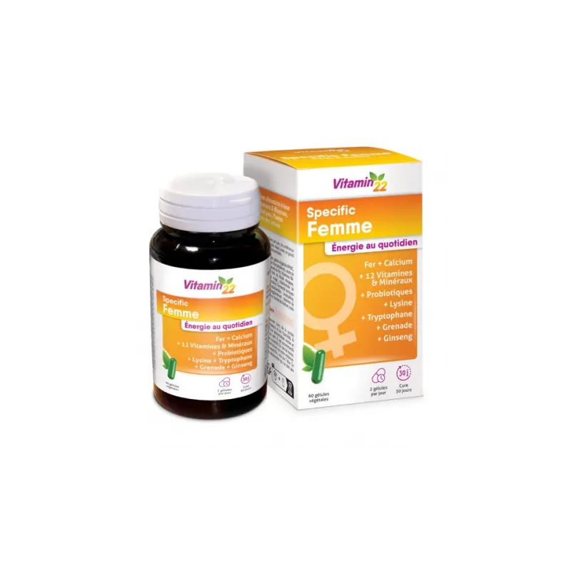 Specific Femme Vitamin'22 Ineldea - 60 gélules