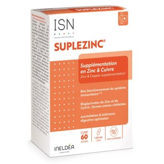 Suplezinc Ineldea - Système immunitaire - 60 gélules