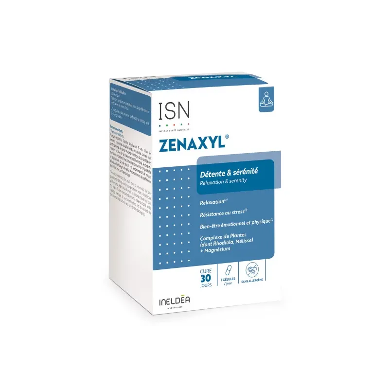 Ineldea Zenaxyl - Stress & fatigue professionnelle - 90 gélules