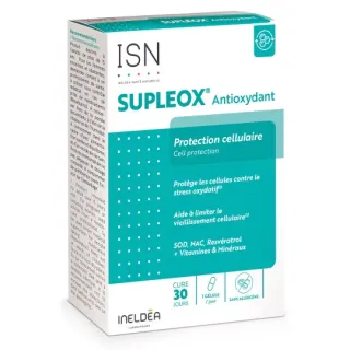 Supleox antioxydant Ineldea - Limite le vieillissement cellulaire - 30 gélules