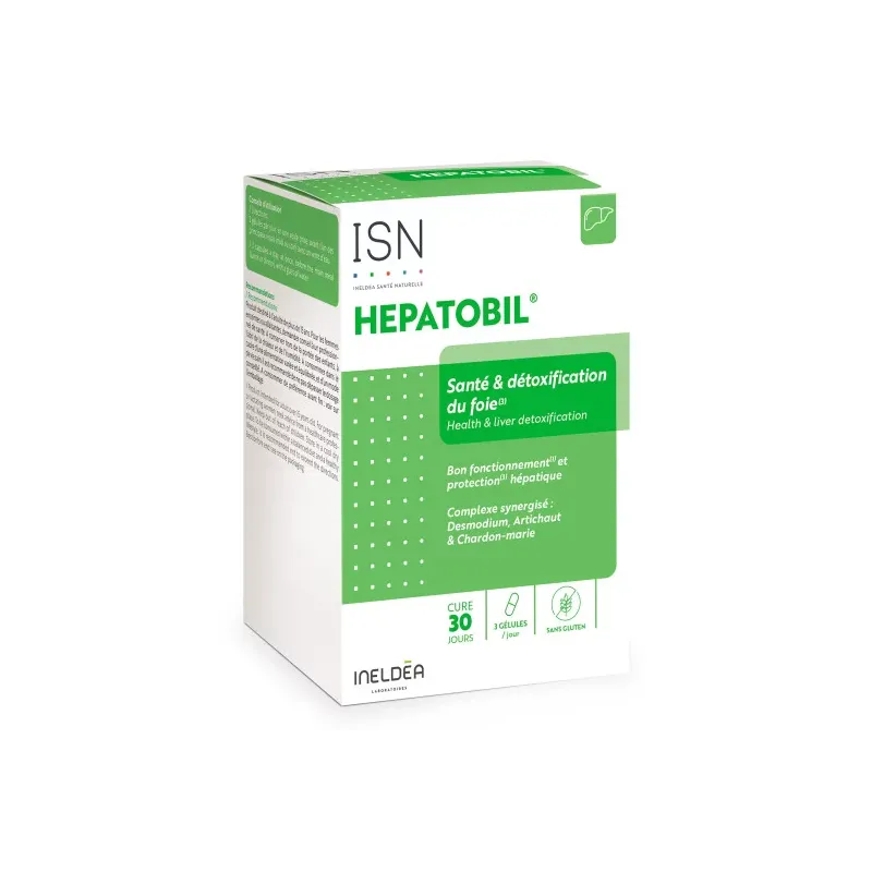 Ineldea Hepatobil - Détoxification du foie - 90 gélules