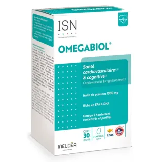 Ineldea Omégabiol - Équilibre cardio-vasculaire - 90 gélules