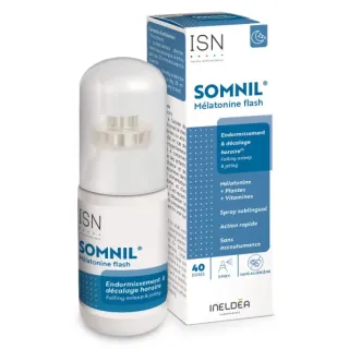 Somnil Mélatonine Flash Ineldea - Sommeil naturel & réparateur - 20ml