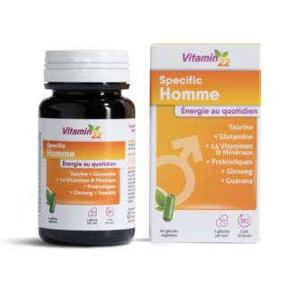 Specific Homme Vitamin'22 Ineldea - 60 gélules