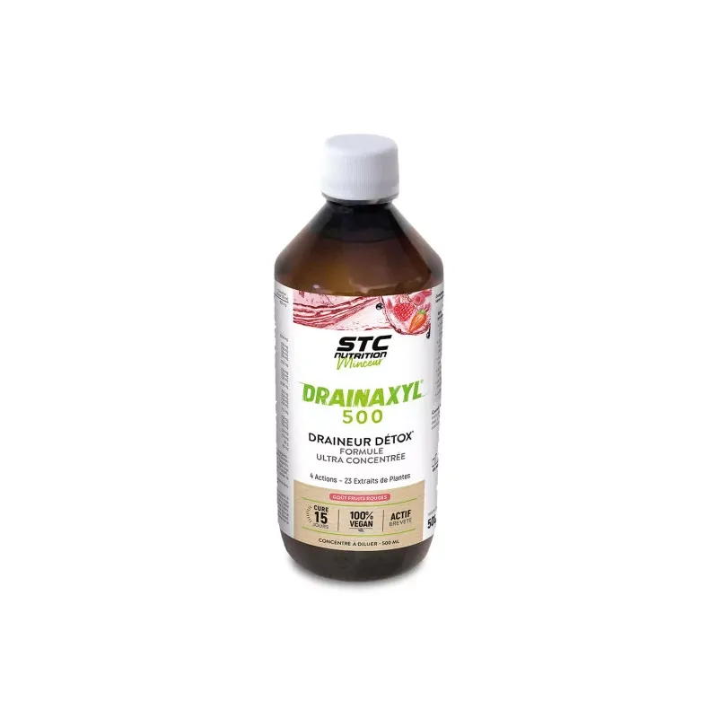 Drainaxyl 500 goût fruits rouges STC Nutrition Ineldea - 500ml