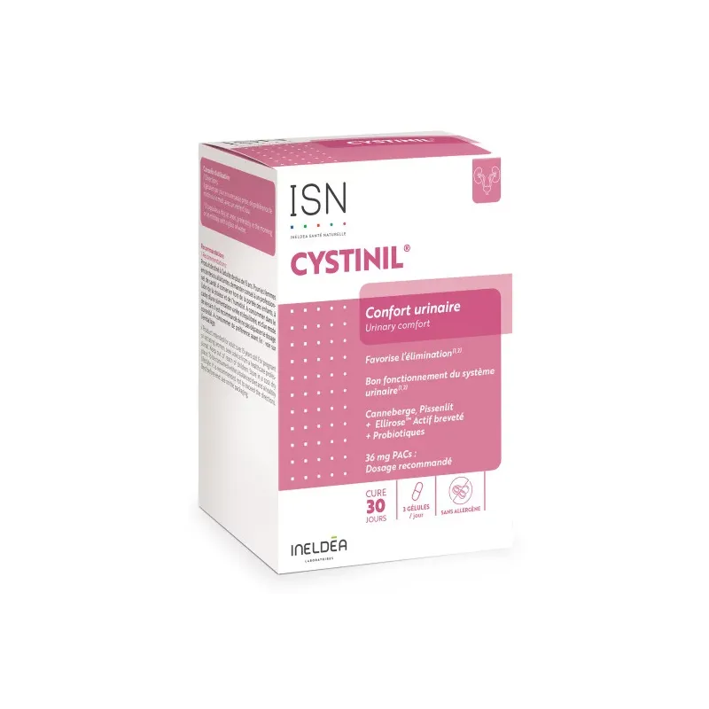 Ineldea Cystinil - Confort urinaire et élimination - 90 gélules