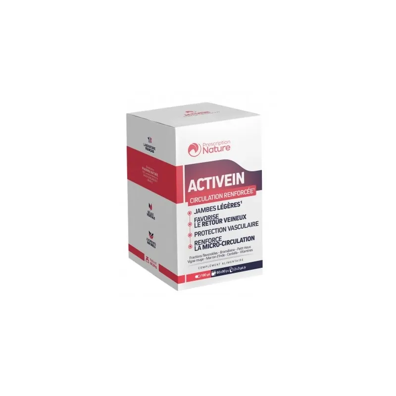Activein de Pharma Nature - Jambes lourdes - 180 gélules