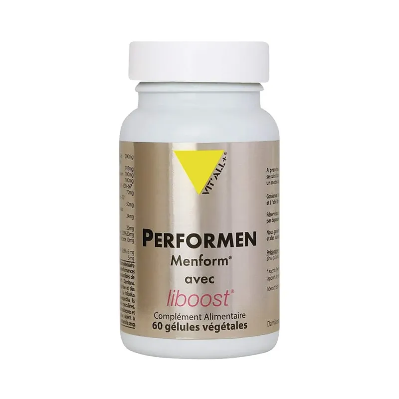 Performen Menform avec liboost Vit'all+ - Performances masculines - 60 gélules