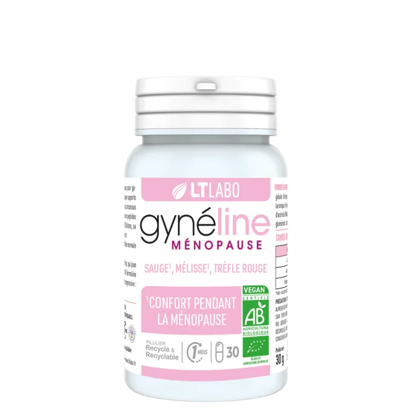 Gyneline Ménopause Bio LT Labo - Troubles de la ménopause - 30 gélules