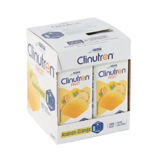 Clinutren Fruit saveur ananas orange Nestlé Health Science - 4 × 200ml