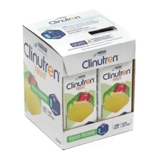Clinutren Fruit saveur raisin pomme Nestlé Health Science - 4 × 200ml
