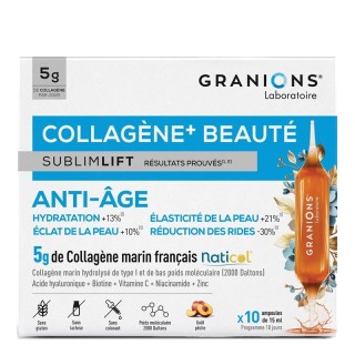 Collagène+ beauté Sublimlift Granions - Anti-âge - 10 ampoules