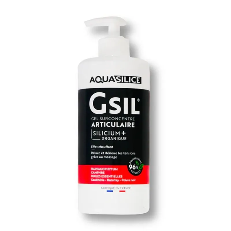 Gel surconcentré articulaire GSIL Pro Nutrivie - Silicium Organique - 500ml