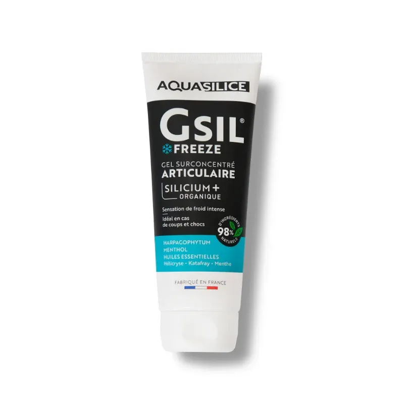 Gel surconcentré articulaire GSIL Freeze Nutrivie - Silicium Organique - 200ml