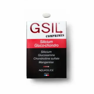 Silicium Gluco-Chondro GSIL Comprimés Nutrivie - Silicium Organique - 30 comprimés