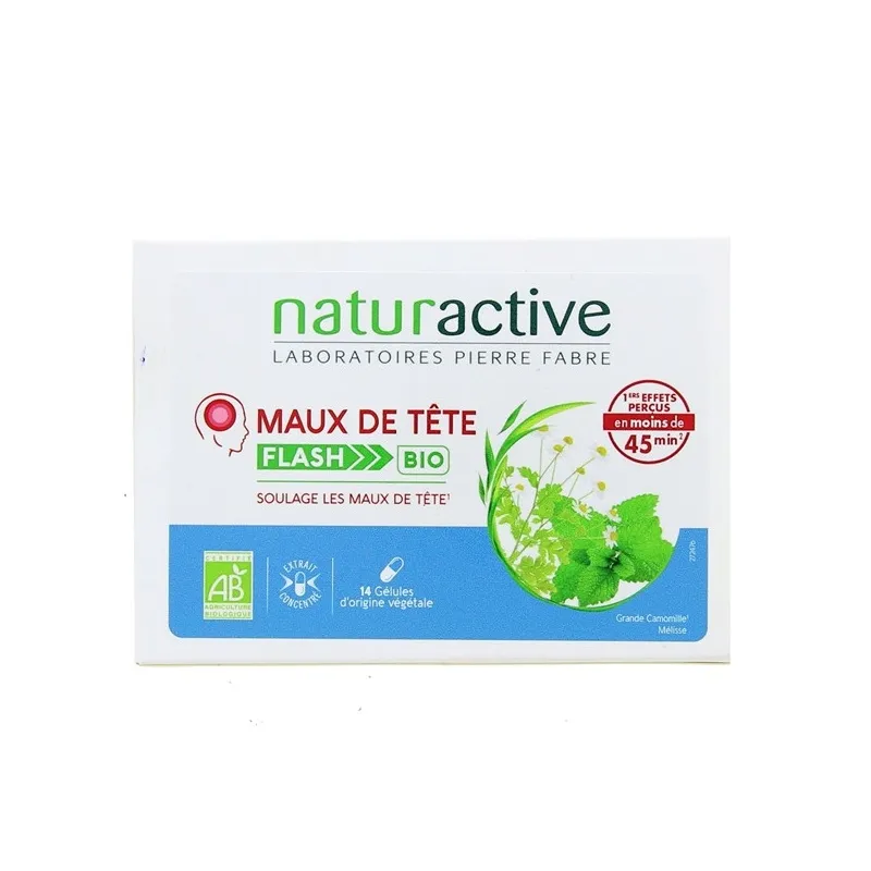 Maux de tête Flash Bio Naturactive - 14 gélules