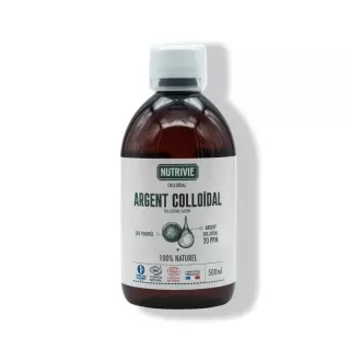 Argent colloïdal 20 ppm Nutrivie - Purifiant & apaisant - 500ml