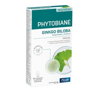 Phytobiane Ginkgo Biloba Pileje - Mémoire & concentration - 30 comprimés