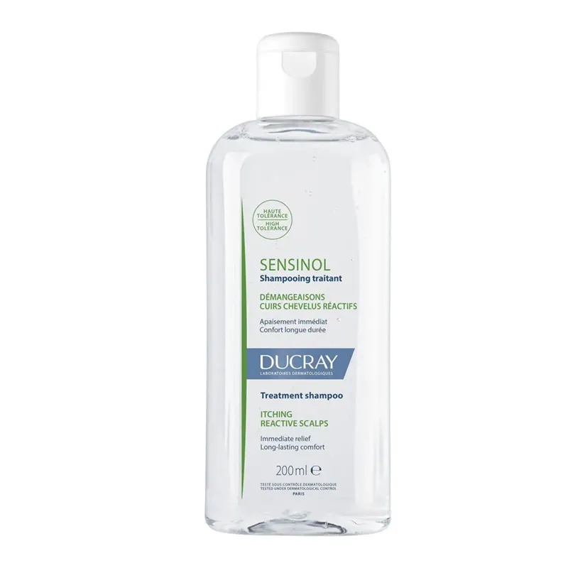Shampoing traitant démangeaisons cuirs chevelus réactifs Sensinol Ducray - 200ml