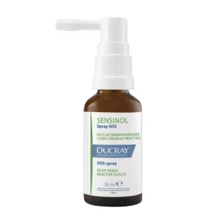 Spray SOS démangeaisons cuirs chevelus réactifs Sensinol Ducray - 30ml