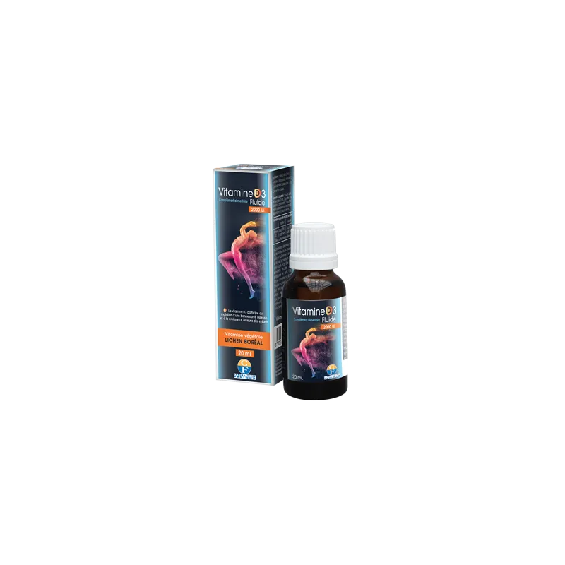 Fenioux Vitamine D3 Fluide - Ossature normale - Flacon de 20ml