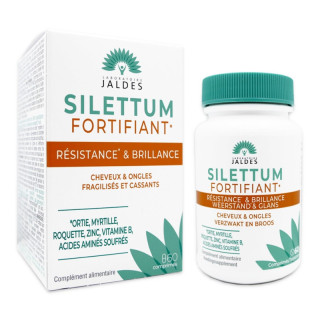 Silettum fortifiant Jaldès - Résistance et brillance cheveux et ongles - 60 gélules