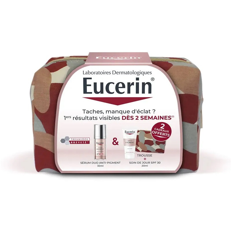 Kit Routine Anti-Pigment Sérum duo 30ml + Soin de jour SPF30 20ml + Trousse Offerte Eucerin