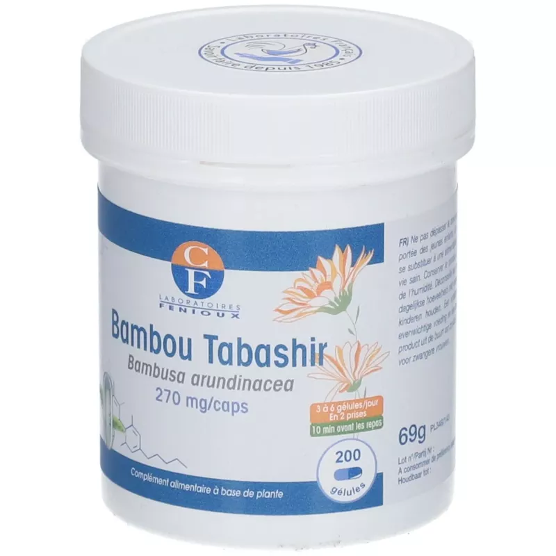 Fenioux bambou tabashir 200 gélules