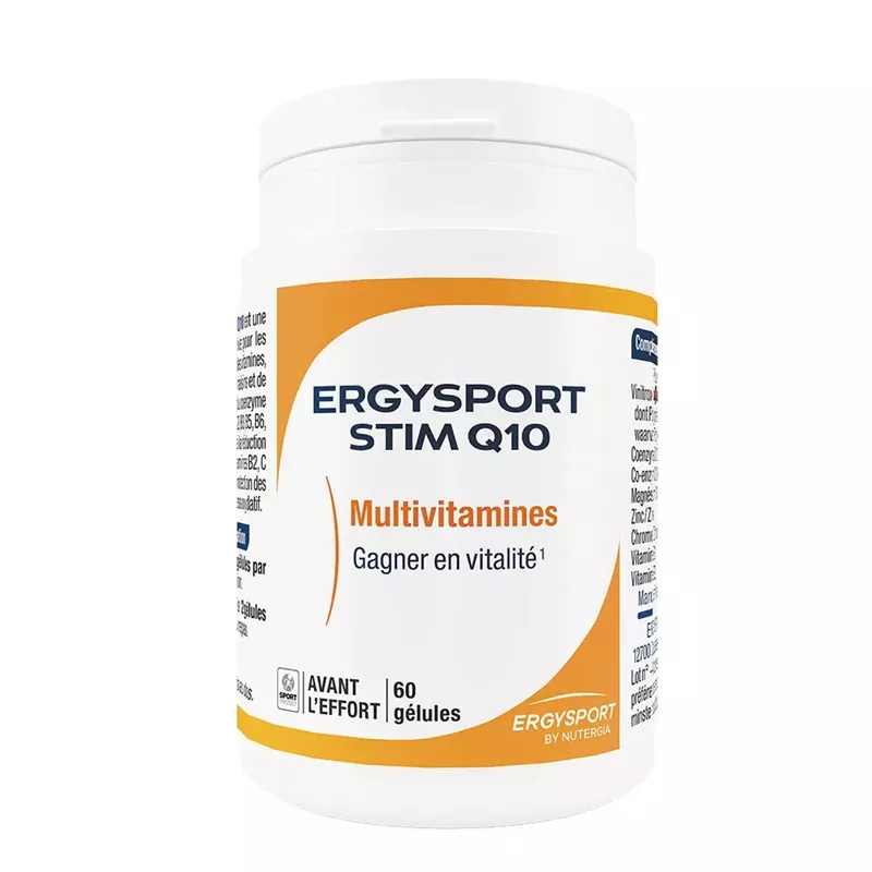 Ergysport Stim Q10 Nutergia - Multivitamines & Minéraux - 60 gélules