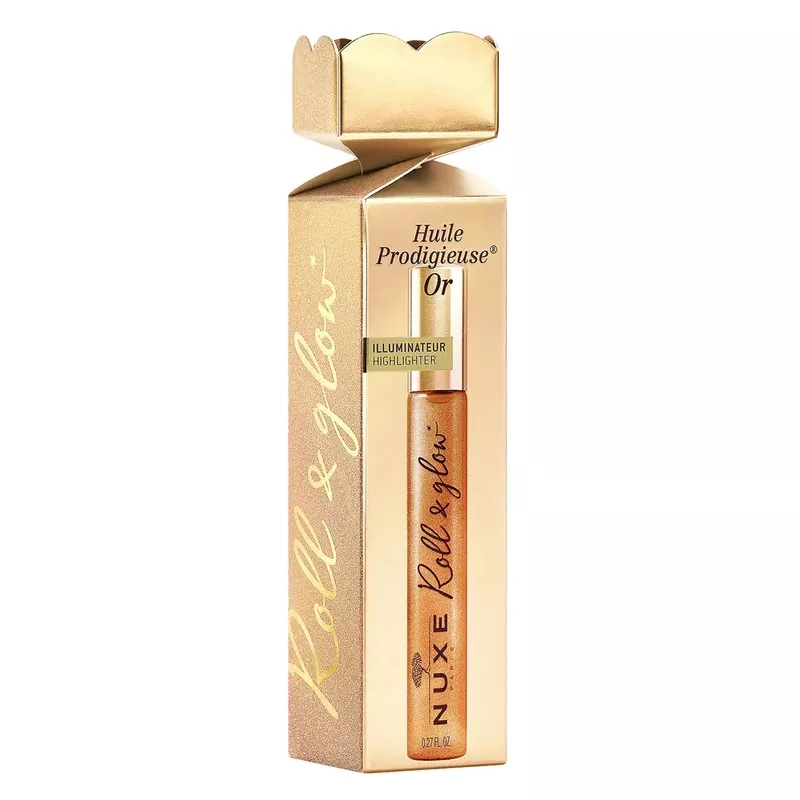 Cracker Huile Prodigieuse® Or format roll-on Nuxe - Visage, corps et cheveux - 8ml